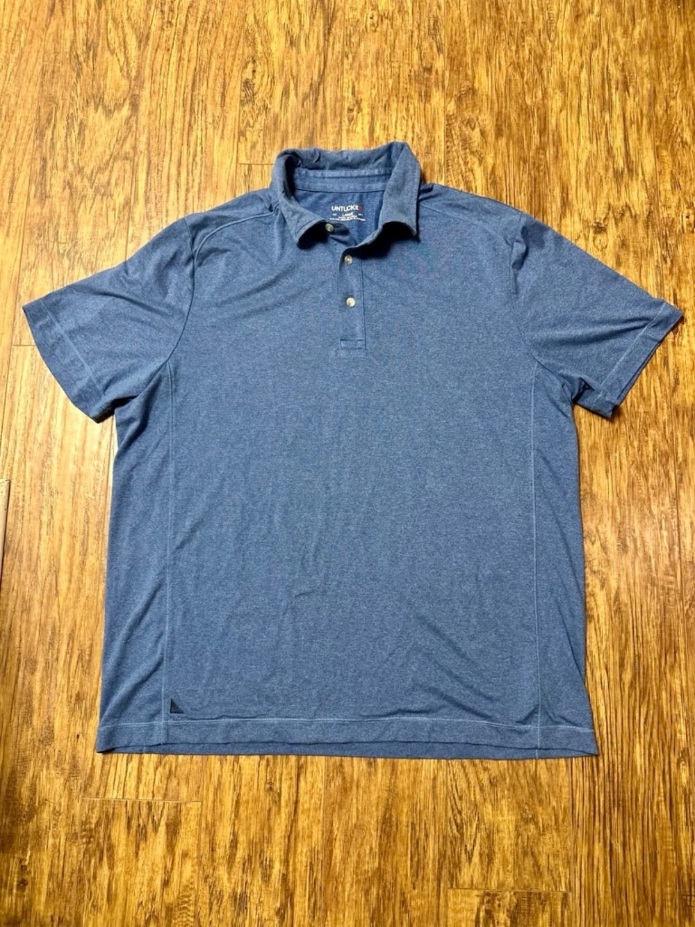 UNTUCKit Performance Polo Blue Size Large - Picture 3 of 10